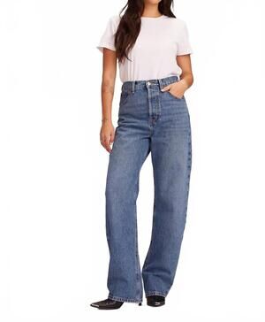 NEW ETICA jett arched leg jeans in gold rush
